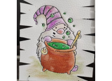 Stickdatei - Halloween Gnome 8 Zaubertrank